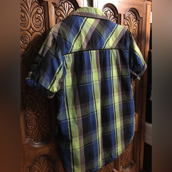 Mens REBEL & SOUL π plaid shirt. - Picture 2 of 11